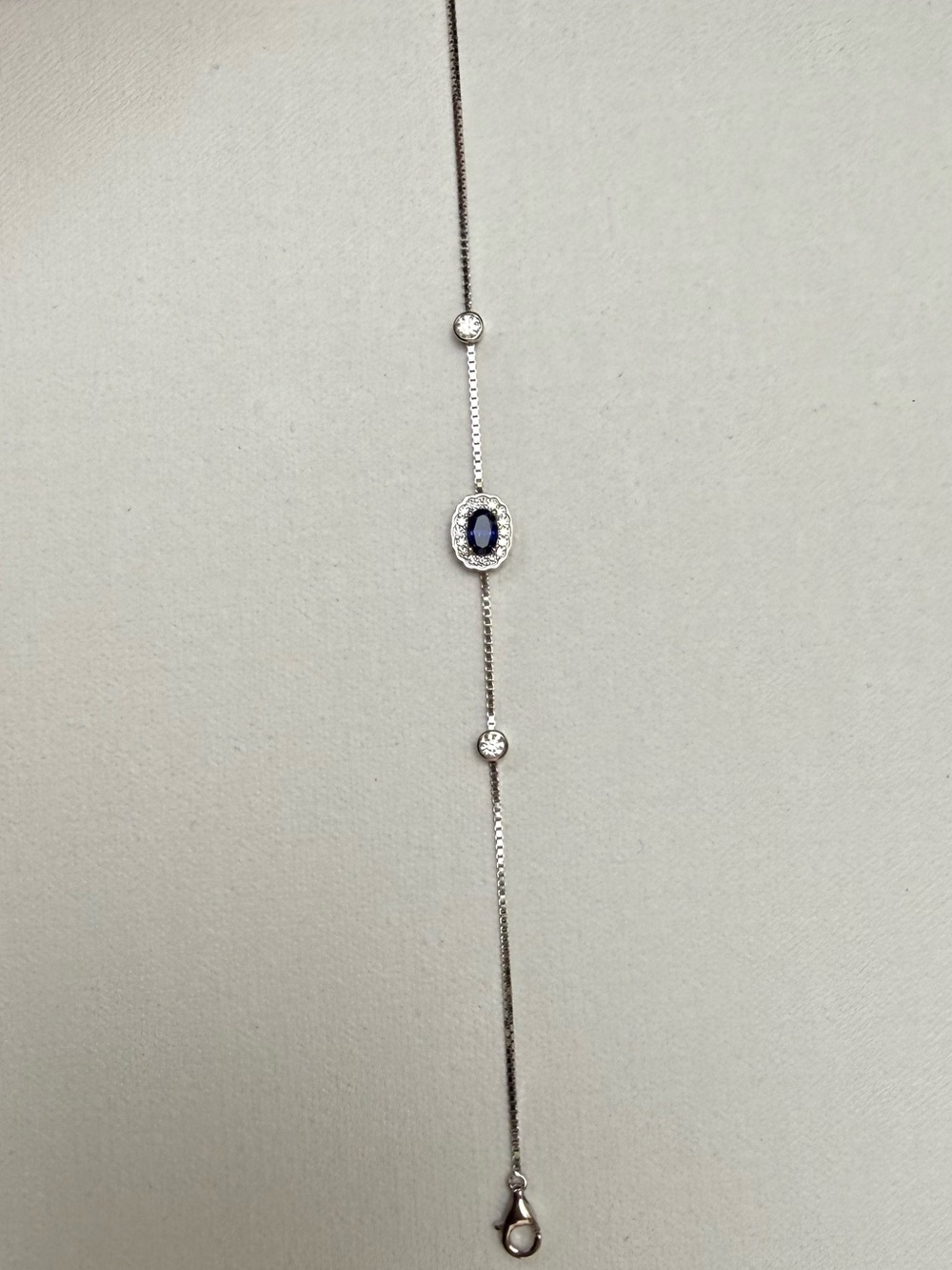 925 Sapphire Moissanite Bracelet